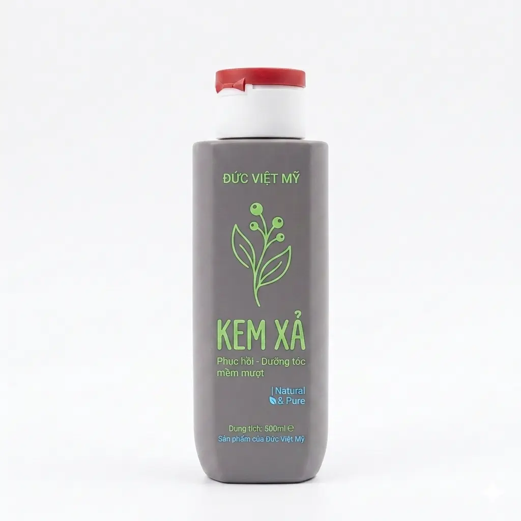 SP Chai HDPE Xám Nắp Bật Vai Vuông  400ml