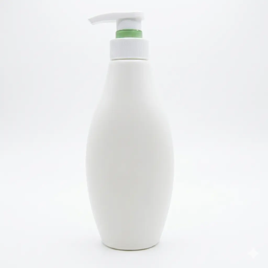 SPChai HDPE OVAL Bầu Trắng 250ml