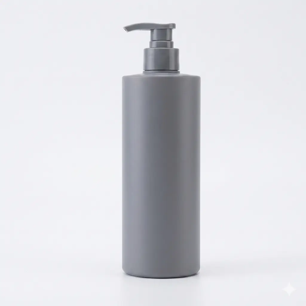 Chai HDPE Xám Tròn - 200ml