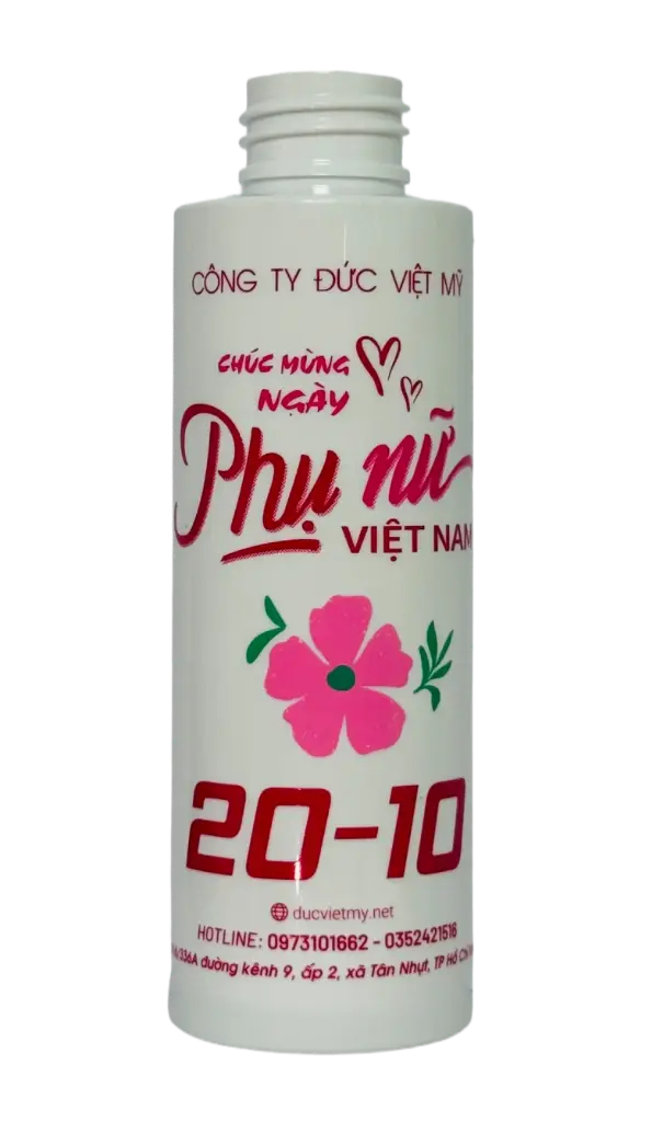 In Lụa 4 Màu Trên Chai Nhựa PET Bằng Mực UV