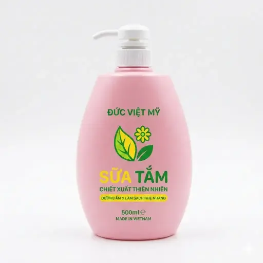 Chai HDPE Oval Hồng 200ml